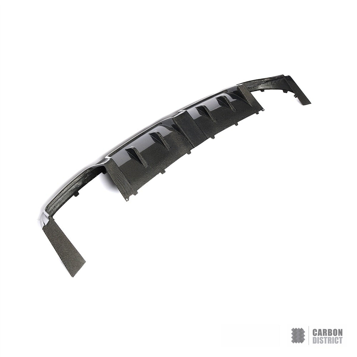 Mercedes S-Class (W222/C217) carbon fibre rear diffuser — UV-stable gloss finish