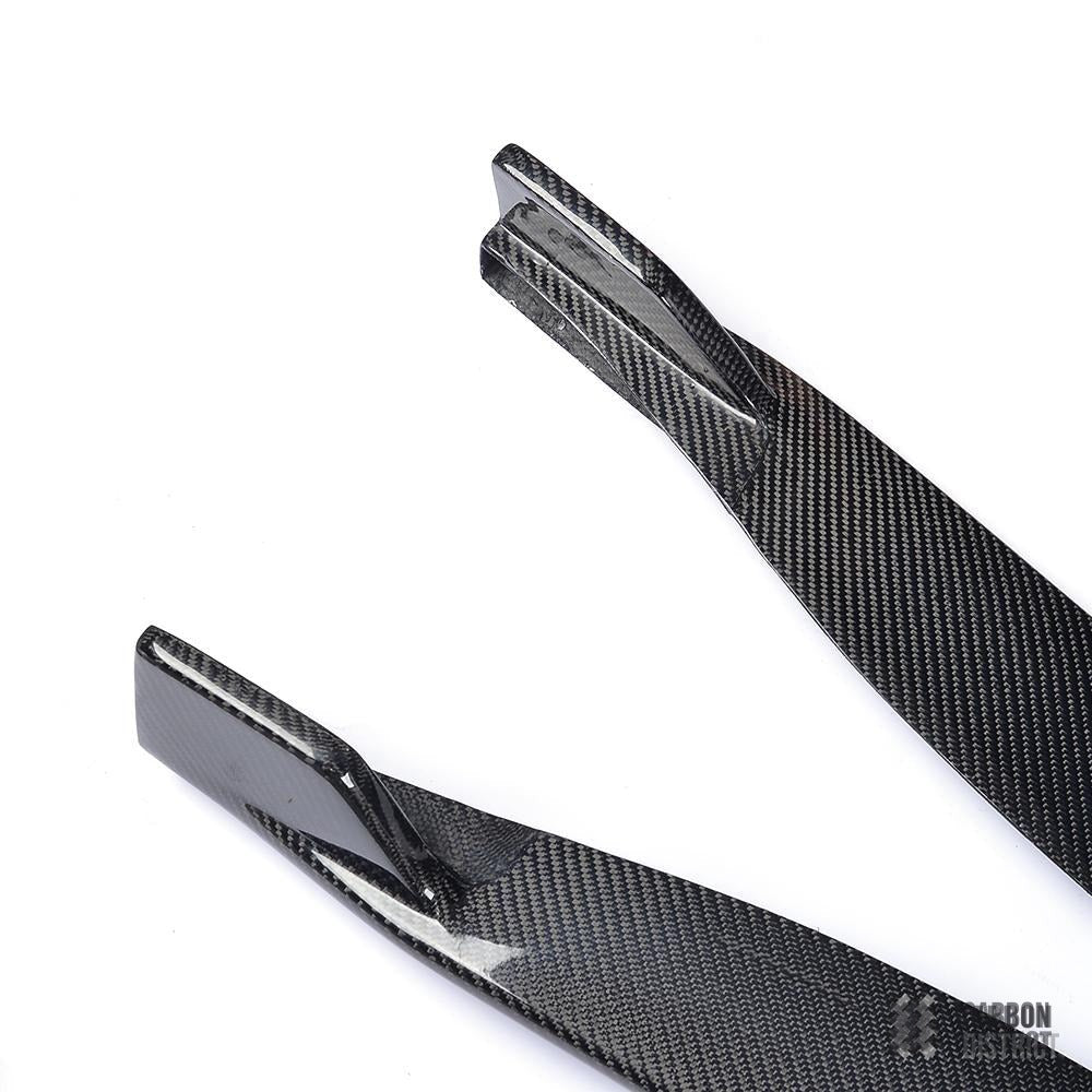 Ford Mustang (S550) carbon fibre side skirts (V2) — fits 2015-2023