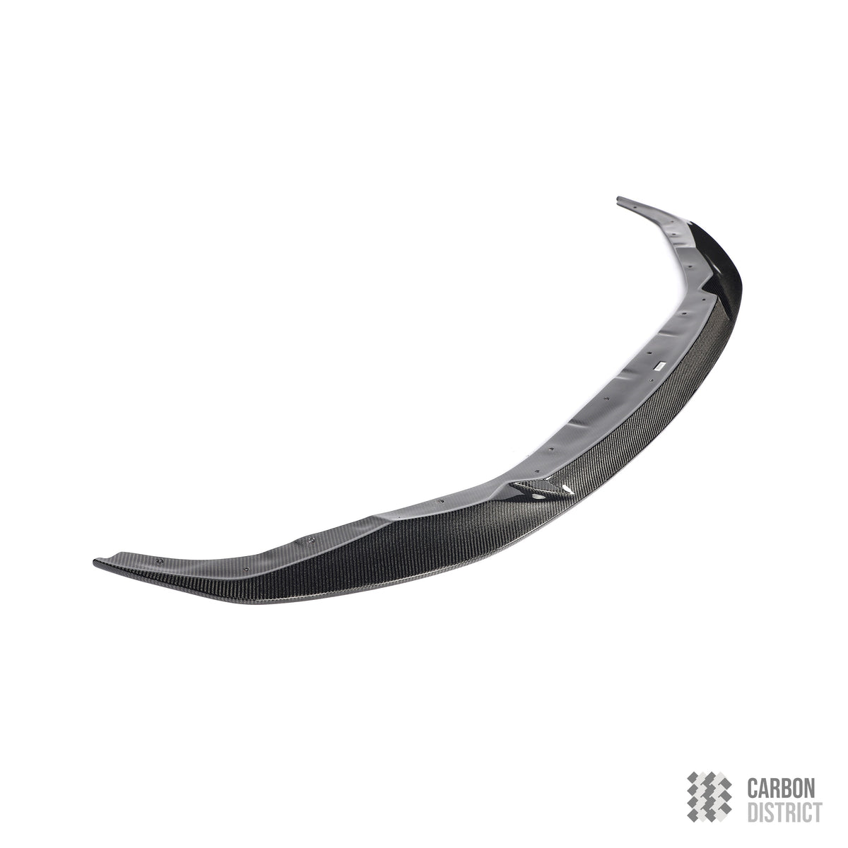 BMW M3/M4 (G80/G82/G83) carbon fibre front lip (1-Piece) — 3K twill gloss finish