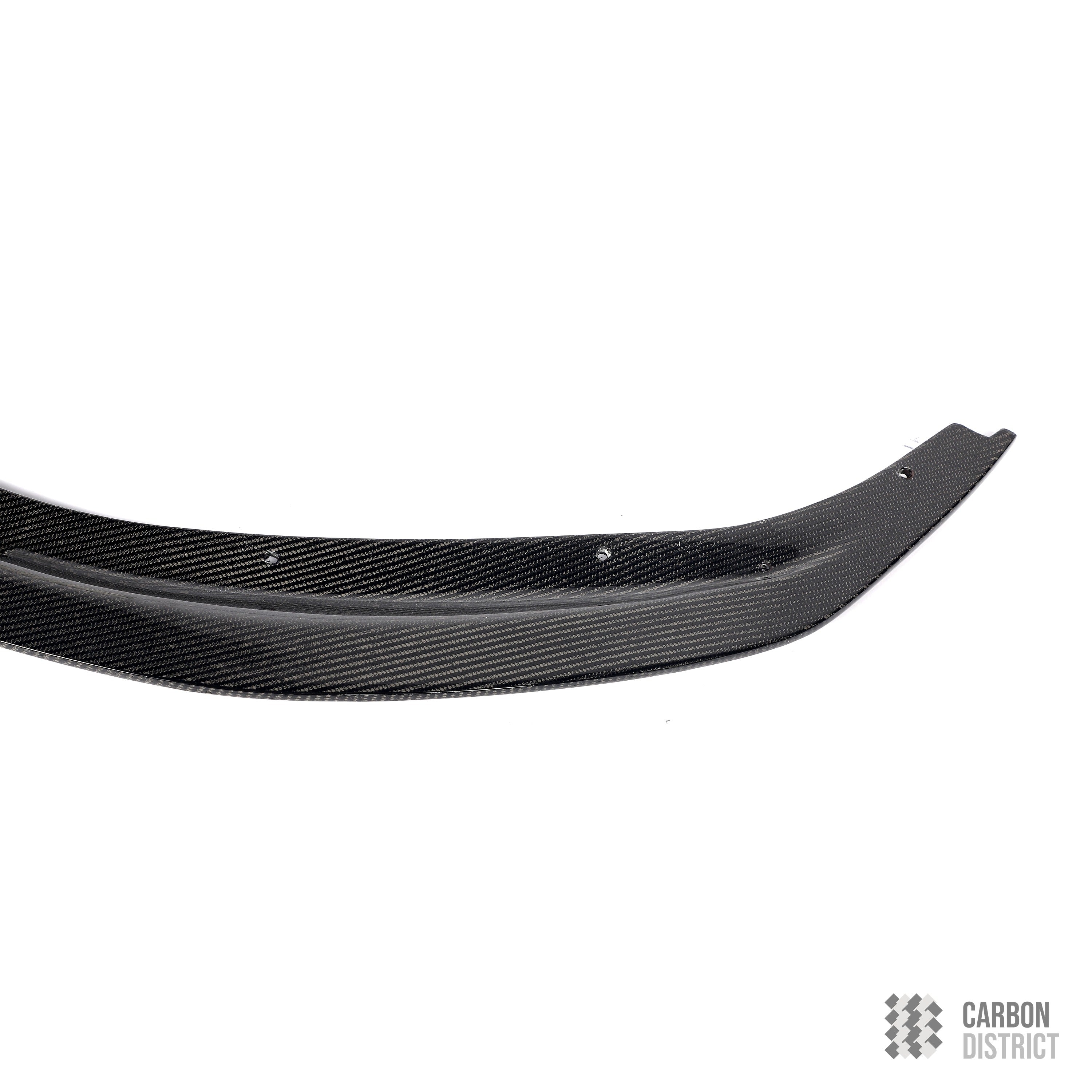 BMW M3/M4 (G80/G82/G83) carbon fibre front lip (1-Piece) — UV-stable gloss finish detail