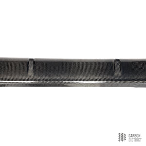 BMW X5 (G05 Facelift) carbon fibre rear diffuser — UV-stable gloss finish detail
