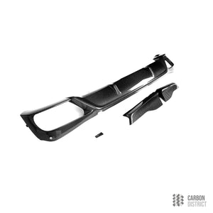 BMW X5 (G05 Facelift) carbon fibre rear diffuser — full product view