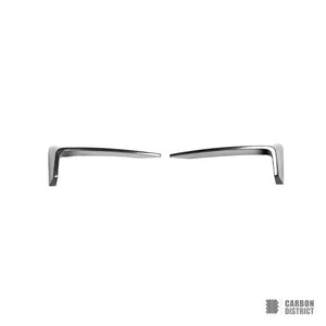 Land Rover Defender (90,110,130) carbon fibre front canards — fits 2020+