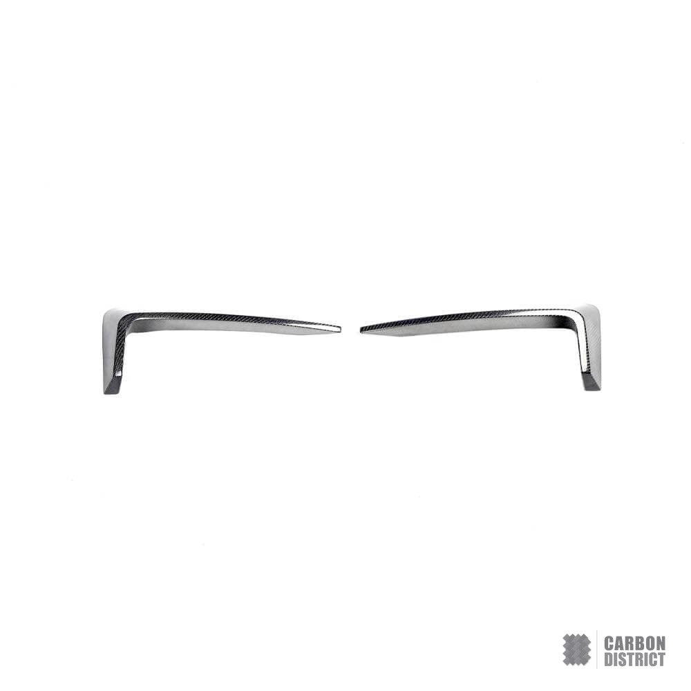 Land Rover Defender (90,110,130) carbon fibre front canards — fits 2020+