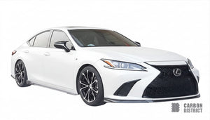 Lexus ES (300h/350 F Sport) carbon fibre front lip — 3K twill gloss finish