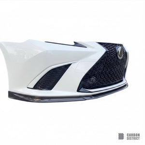 Lexus ES (300h/350 F Sport) carbon fibre front lip — fits 2018-2019