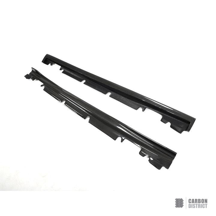 Mercedes A-Class (W176) Carbon Fibre Side Skirts (V2)