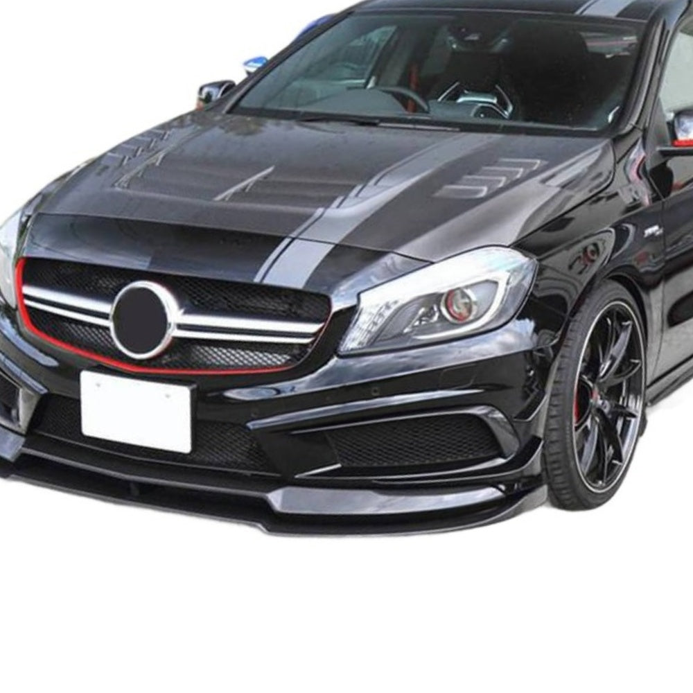 Mercedes Benz A Class (W176) Carbon Fibre Front Lip