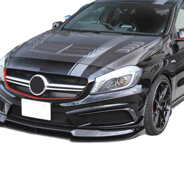 Mercedes Benz A Class (W176) Carbon Fibre Front Lip