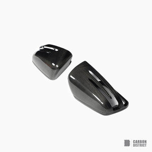 Mercedes A-Class (W176) carbon fibre mirror caps — fits 2012-2018