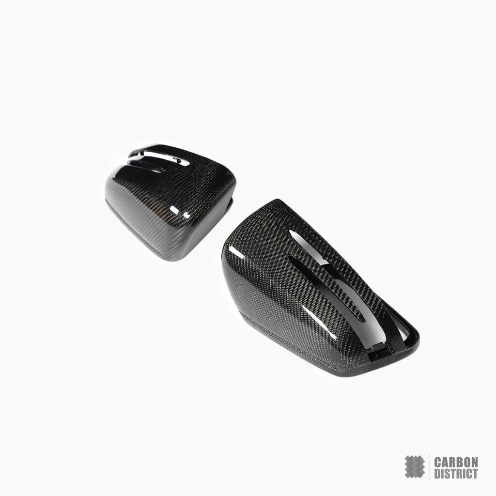 Mercedes A-Class (W176) carbon fibre mirror caps — fits 2012-2018