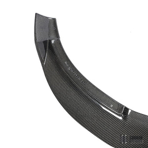 Mercedes Benz A Class (W176) carbon fibre front lip — made to order in genuine carbon fibre