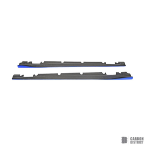 Mercedes Benz A Class (W176) carbon fibre side skirts — fits 2012-2018