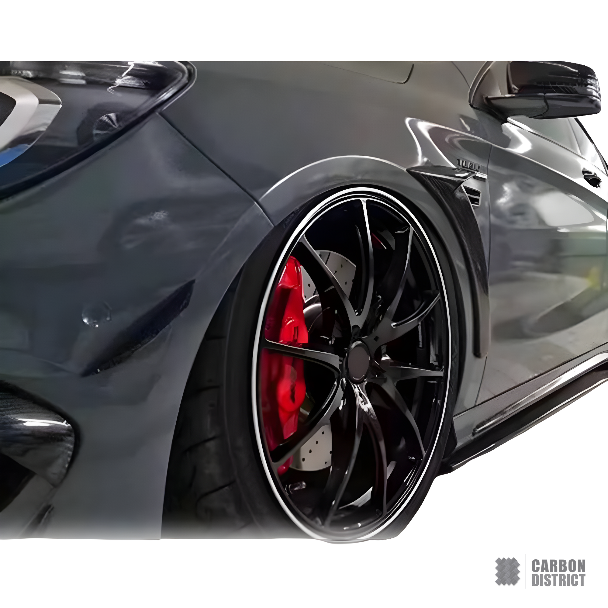 Mercedes Benz A Class (W176) carbon fibre side skirts — made to order in genuine carbon fibre