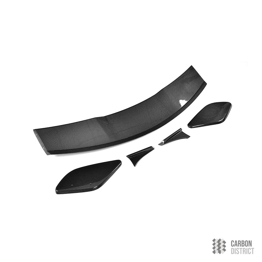Mercedes Benz A Class (W176) carbon fibre spoiler — 3K twill gloss finish