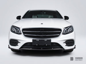 Mercedes E-Class (W213) carbon fibre front lip (V2) — view 7