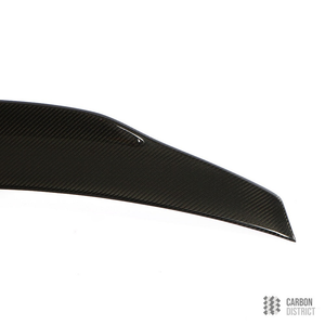 Mercedes E-Class (W213) carbon fibre spoiler (Boot Lid) — 3K twill gloss finish