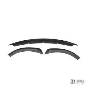 Mercedes E-Class (W213) carbon fibre front lip — fits 2016-2023