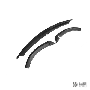 Mercedes E-Class (W213) carbon fibre front lip — made to order in genuine carbon fibre