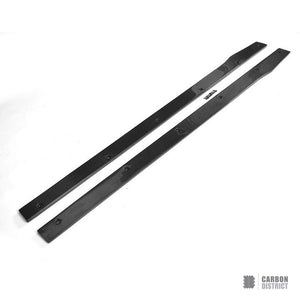 Mercedes C-Class (W205/C205) carbon fibre side skirts — view 6