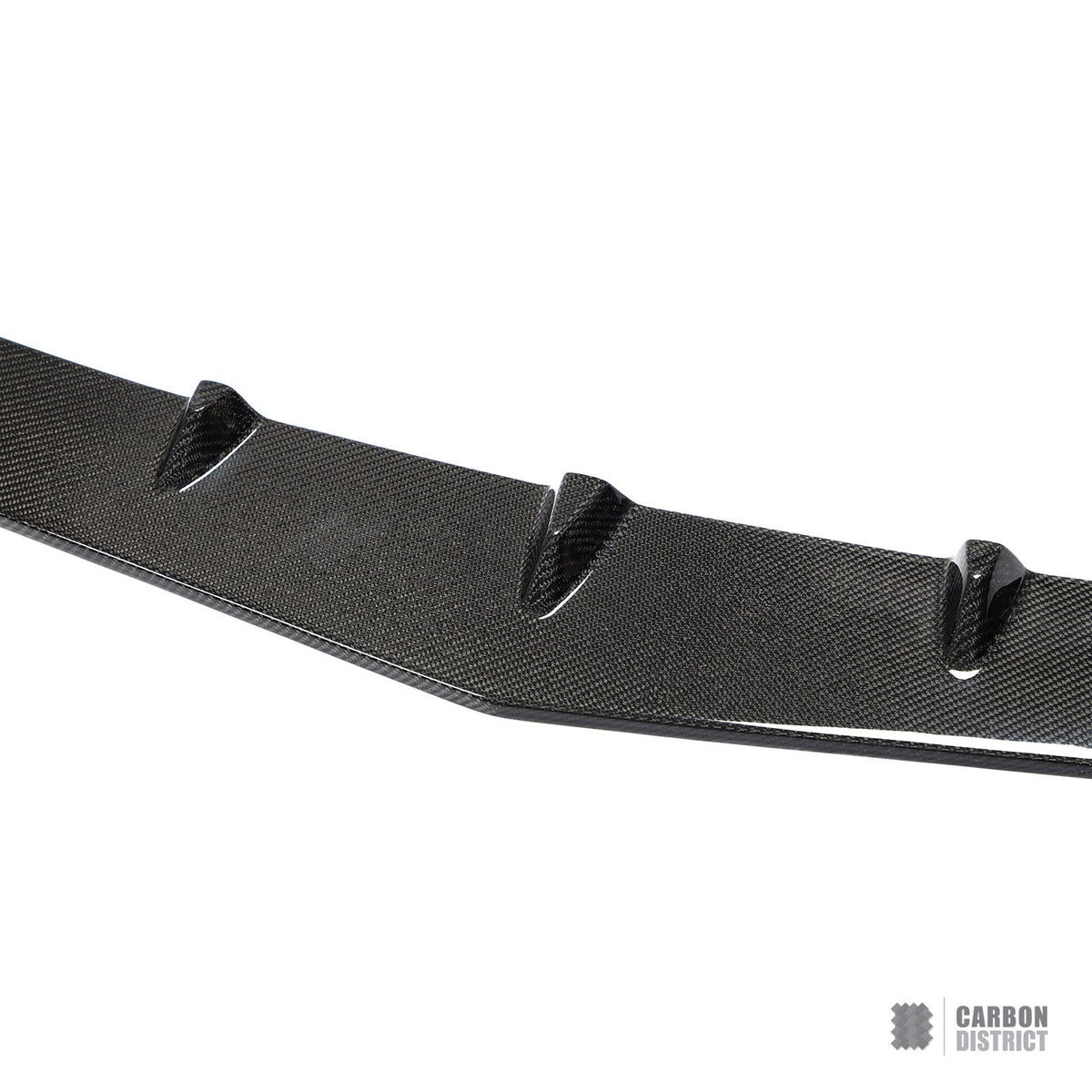 Mercedes C43 AMG (A205/C205/W205) carbon fibre front lip (AMG-Line) — UV-stable gloss finish