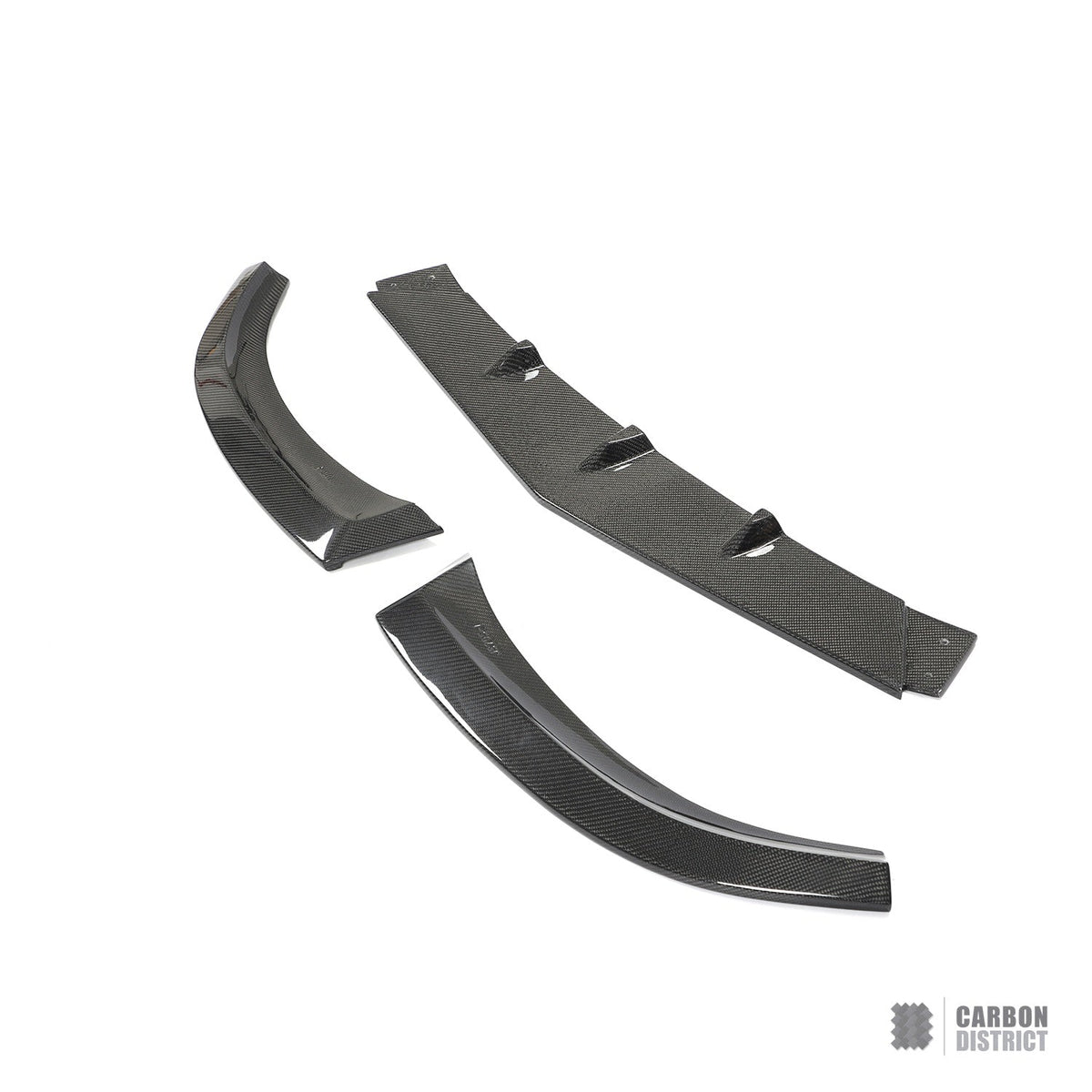 Mercedes C43 AMG (A205/C205/W205) carbon fibre front lip (AMG-Line) — view 5