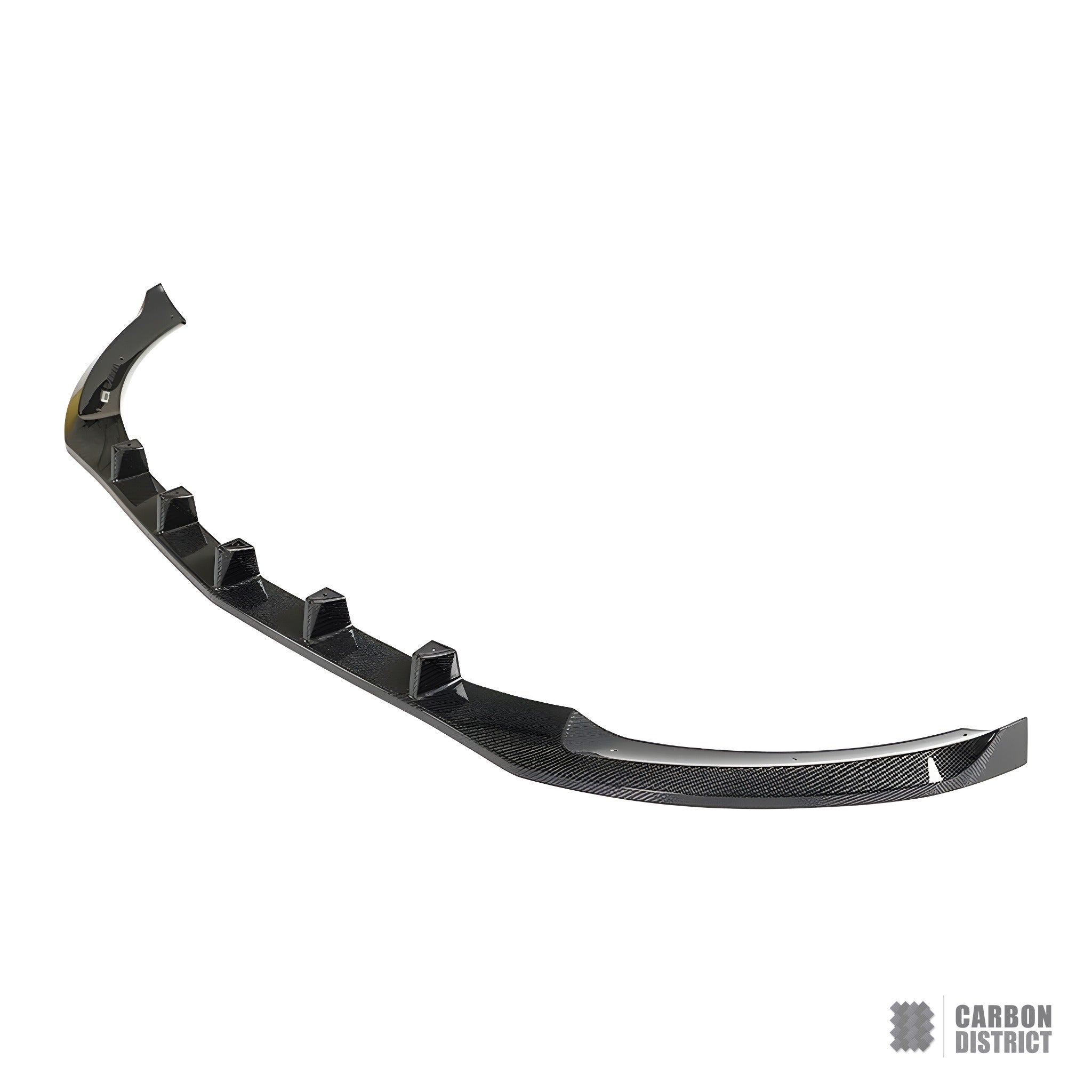 Mercedes C-Class (W205) carbon fibre front lip (Base Model, style B)