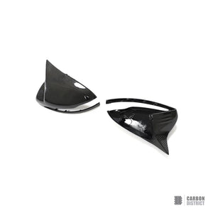Mercedes C-Class/S-Class (W205/W222) carbon fibre mirror caps (LHD Only) — view 4