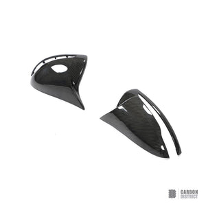 Mercedes C-Class/S-Class (W205/W222) carbon fibre mirror caps (LHD Only) — view 5