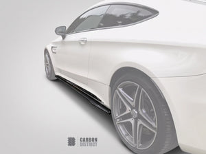 Mercedes C-Class (W205) Carbon Fibre Side Skirts
