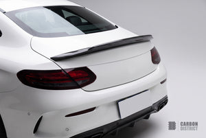 Mercedes C-Class (W205 Coupe) Carbon Fibre Spoiler (Ducktail)