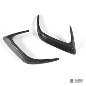 Mercedes C63 AMG (C205) carbon fibre rear canards — UV-stable gloss finish