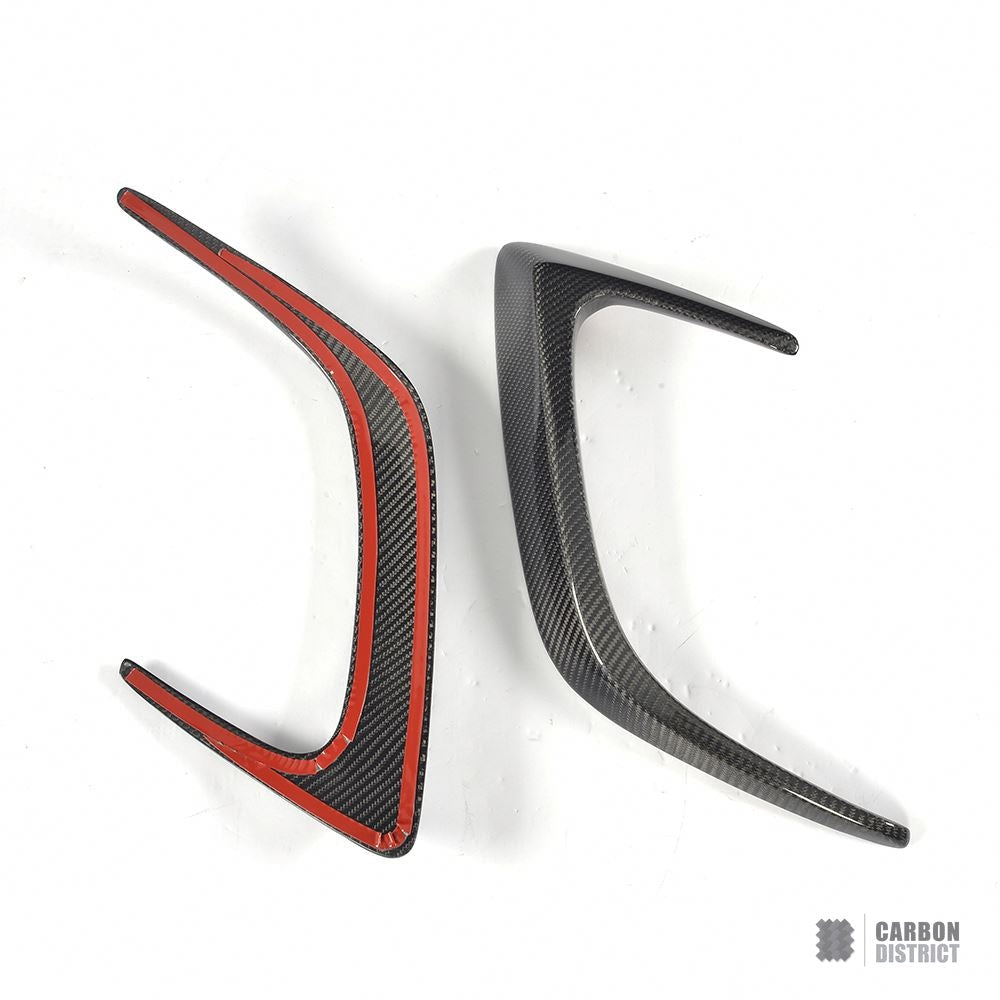 Mercedes C63 AMG (C205) carbon fibre rear canards — view 5