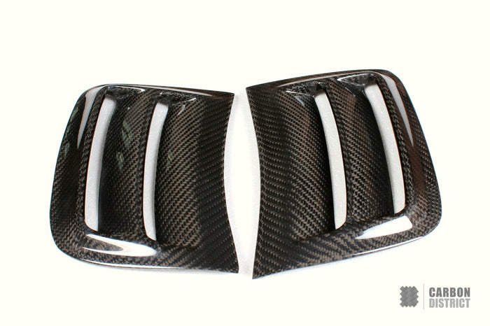 Mercedes C63 (W204) Carbon Fibre Front Bumper Inserts