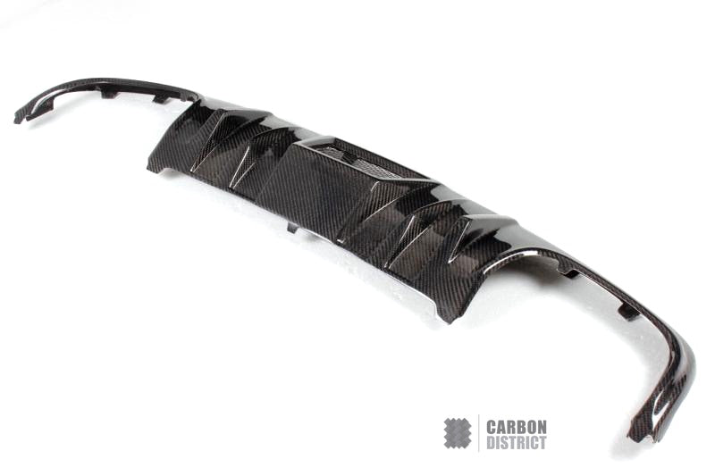 Mercedes C63 AMG (W204) carbon fibre rear diffuser — UV-stable gloss finish