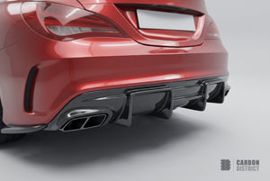Mercedes CLA (W117) Carbon Fibre Rear Diffuser