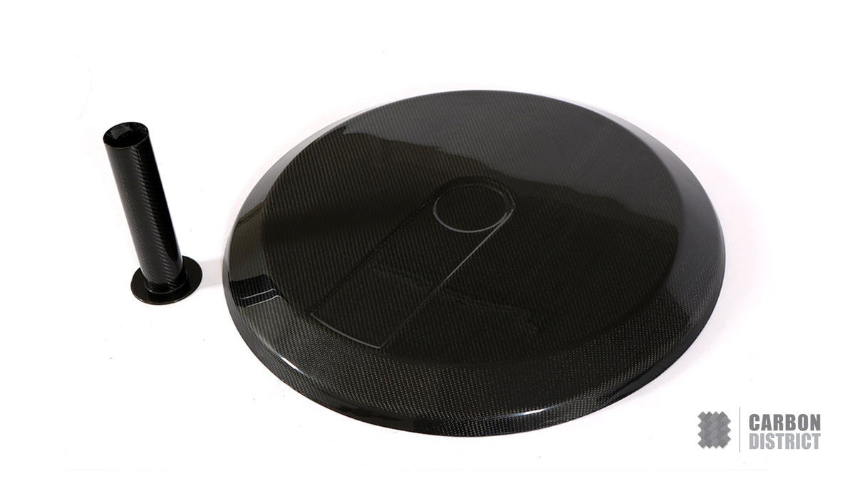 Mercedes G-Class (W463) dry carbon fibre spare wheel cover — fits 2018-2024