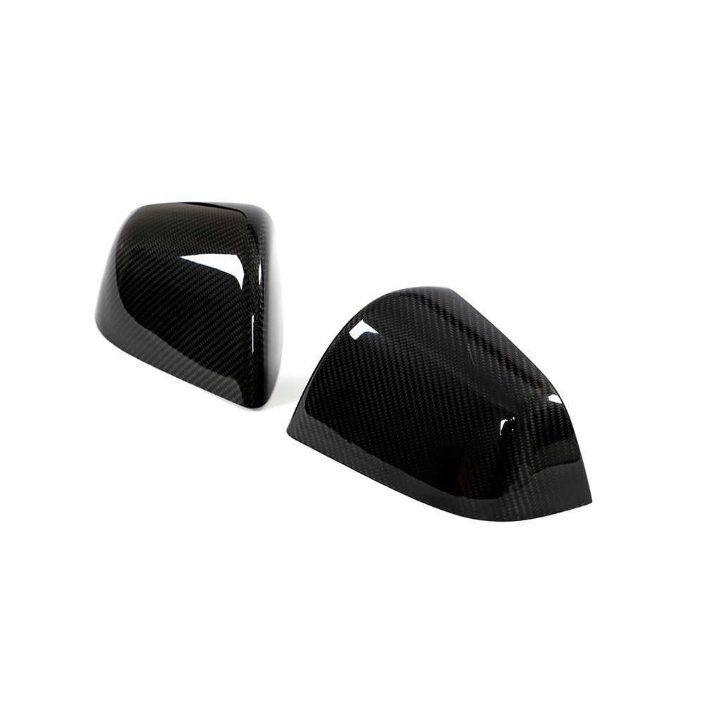 Tesla Model Y Dry Carbon Fibre Mirror Caps (Full Replacement)