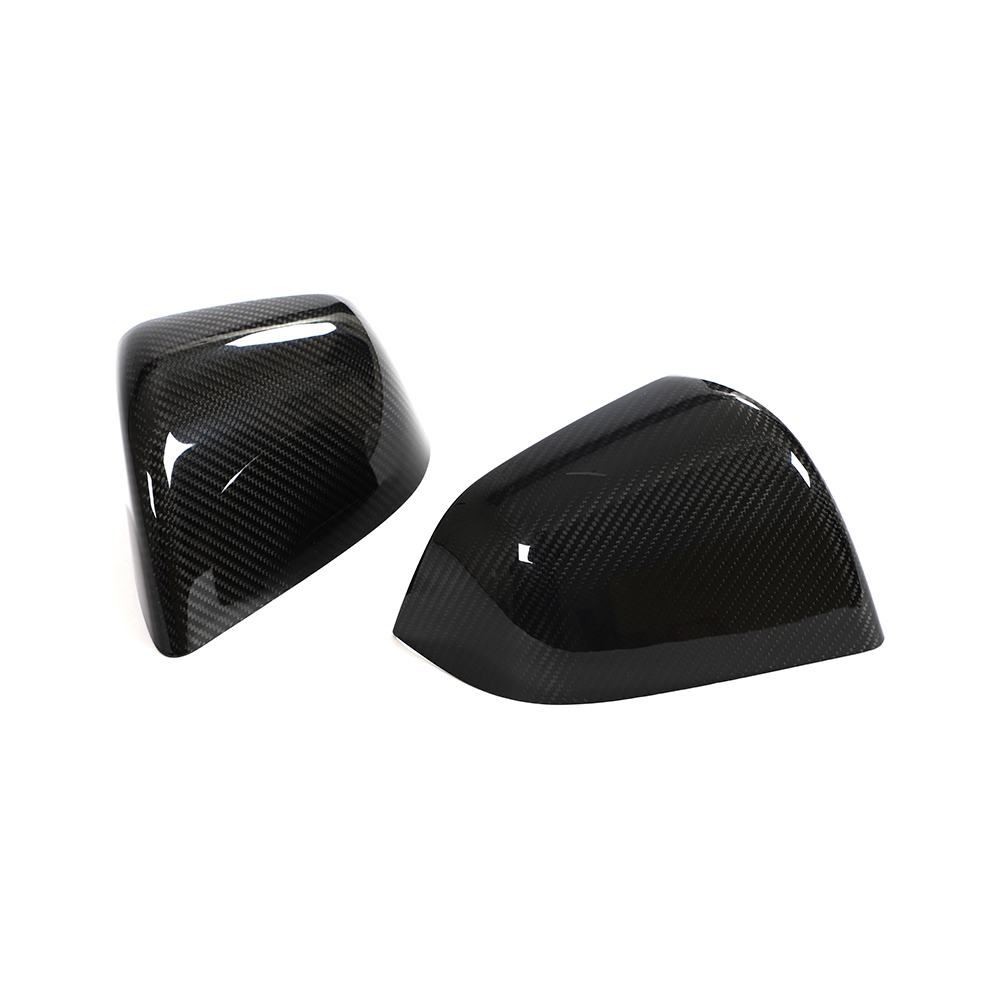 Tesla Model Y Dry Carbon Fibre Mirror Caps (Full Replacement)