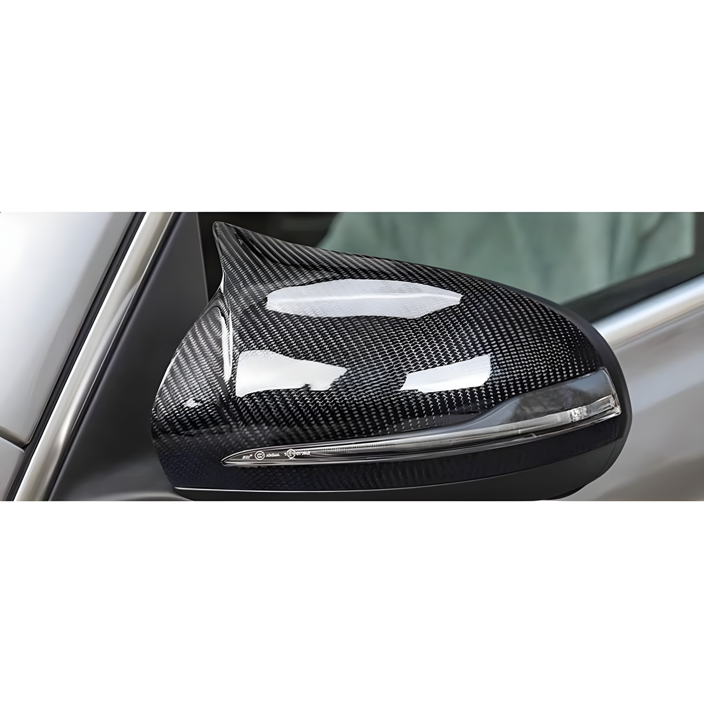 Mercedes C-Class (W205) Carbon Fibre Mirror Caps