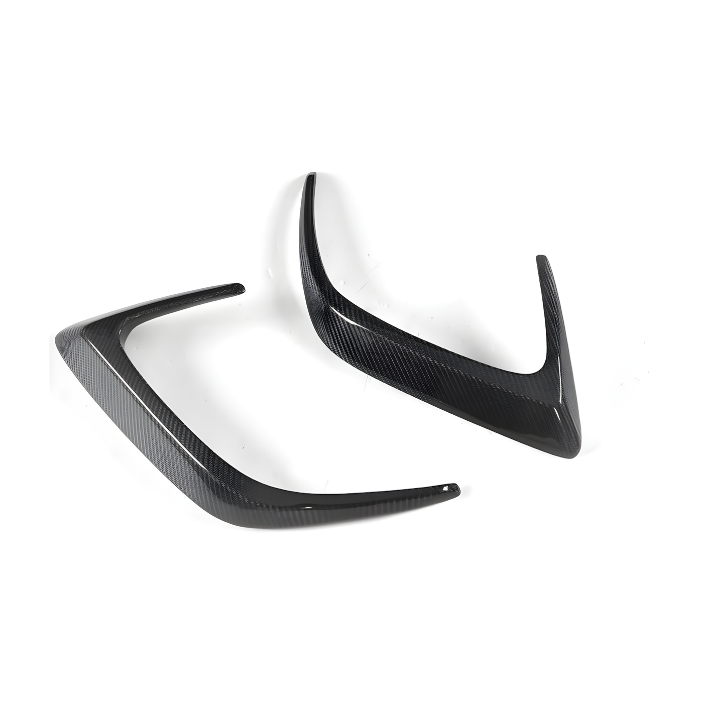 Mercedes C-Class (W205 Coupe) Carbon Fibre Rear Canards