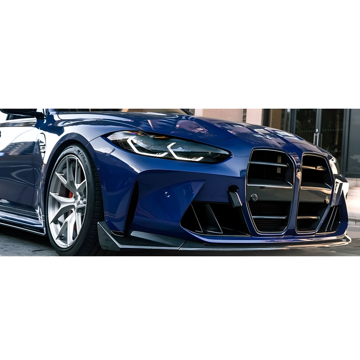 BMW M3 (G80) Dry Carbon Fibre Front Lip (CSL, 3-Piece)