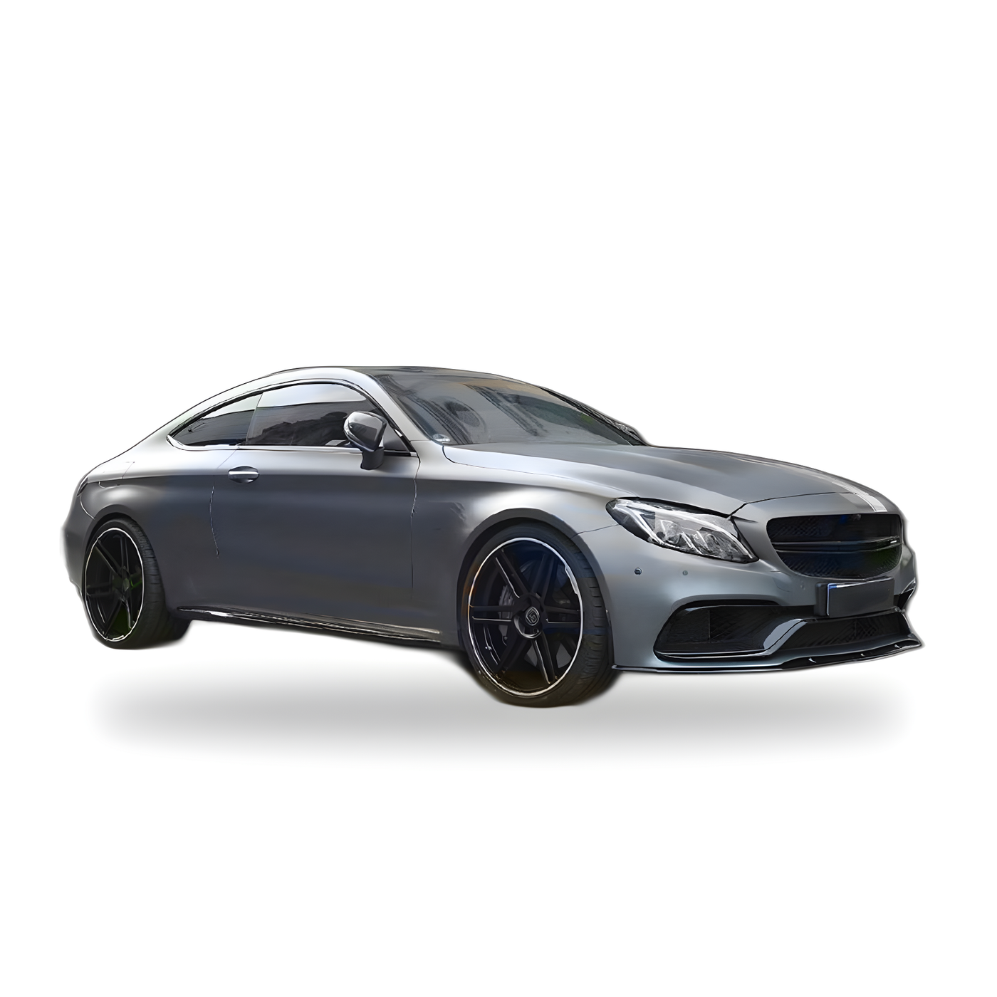 Mercedes C-Class (W205 Coupe) Carbon Fibre Front Lip