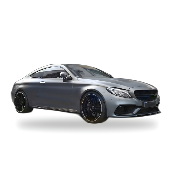 Mercedes C-Class (W205 Coupe) Carbon Fibre Front Lip