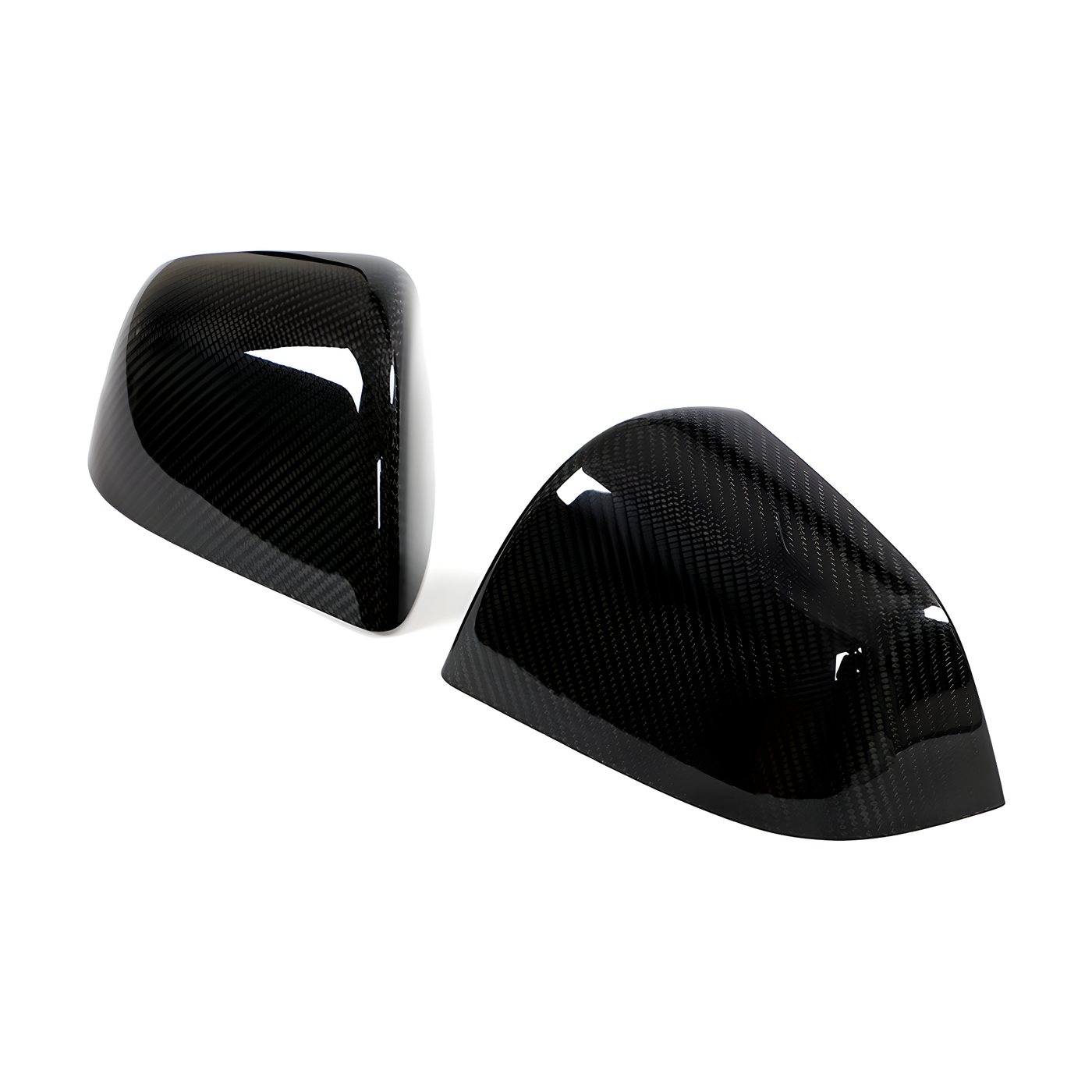 Tesla Model Y Dry Carbon Fibre Mirror Caps (Full Replacement)