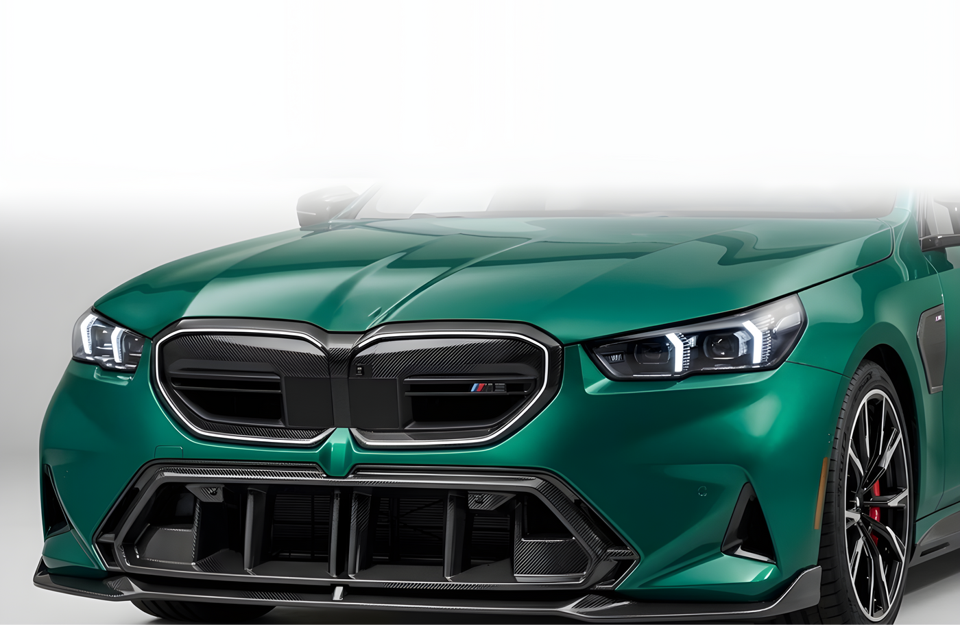 BMW M5 (G90) Carbon Fibre Front Bumper Lower Grille