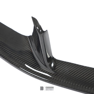 Porsche 911 Turbo S (992.1) dry carbon fibre front lip — studio view 6
