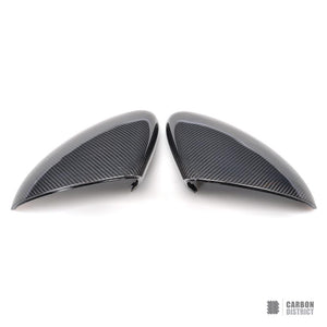 Porsche Cayenne (92A) carbon fibre mirror caps — fits 2010+