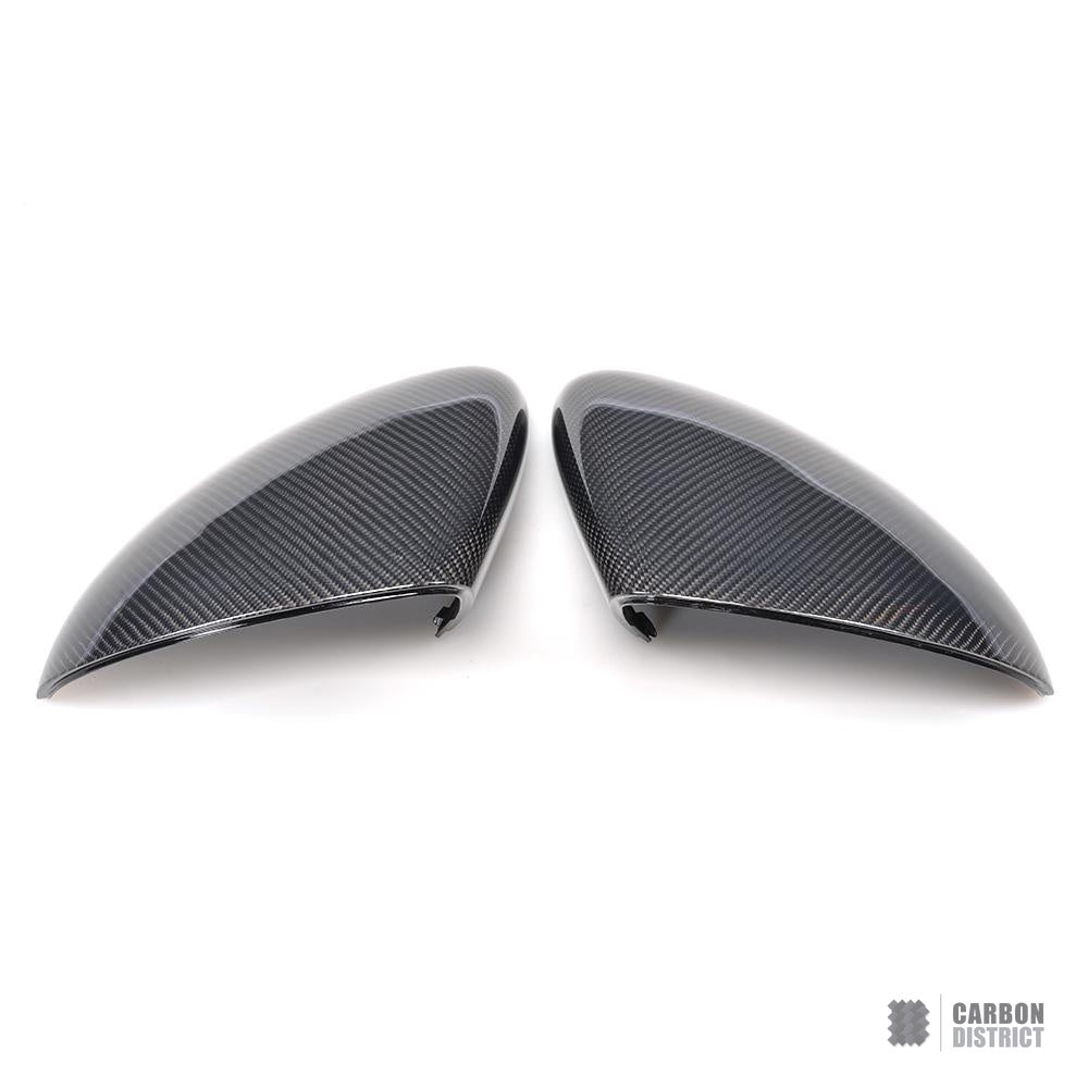Porsche Cayenne (92A) carbon fibre mirror caps — fits 2010+