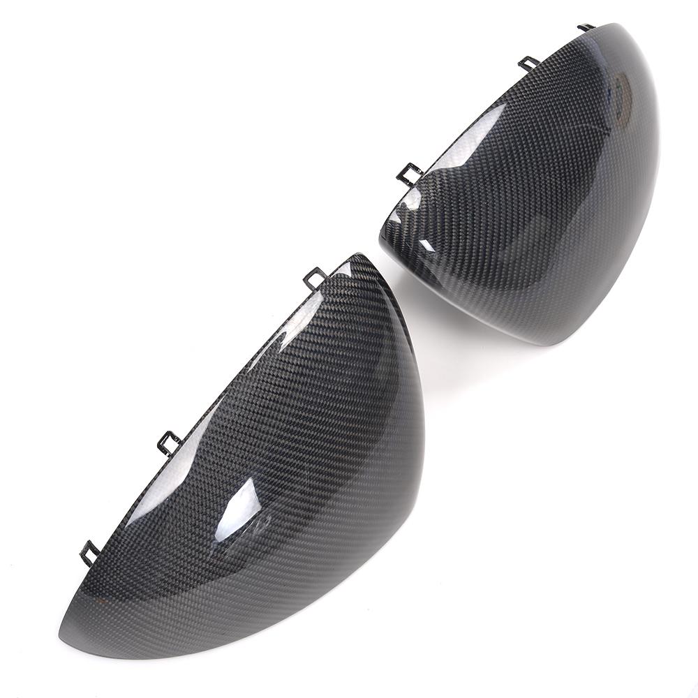 Porsche Cayenne (92A) carbon fibre mirror caps — view 4